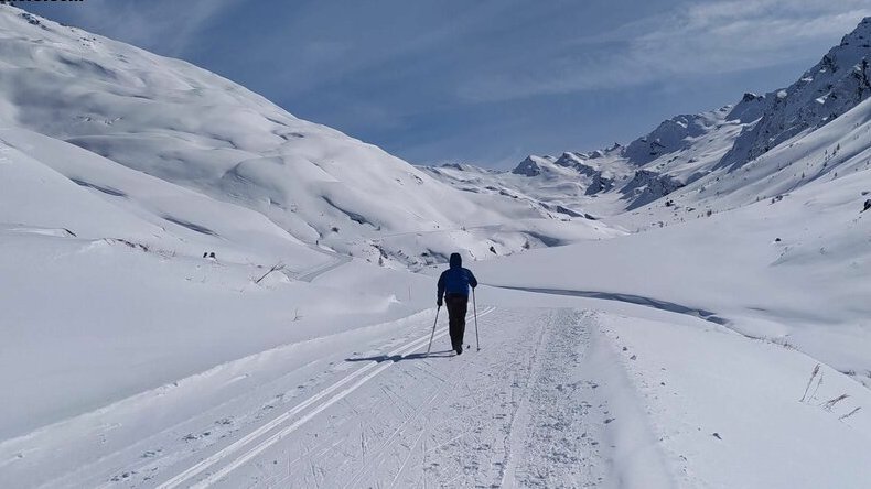 Col de l'Agnel cross country skiing