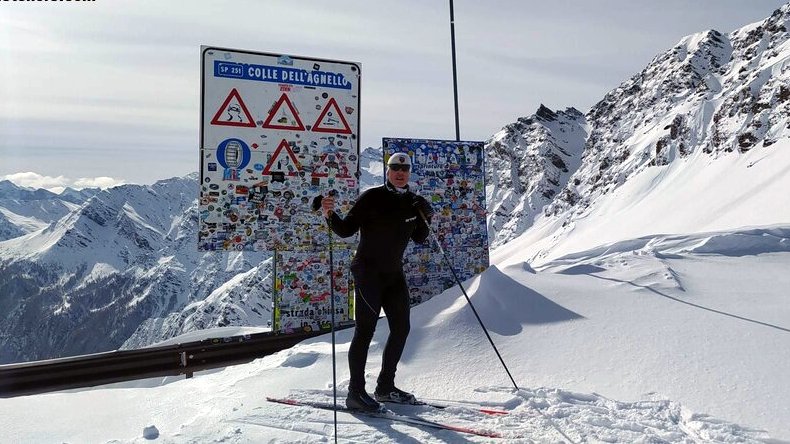 Col de l'Agnel cross country skiing