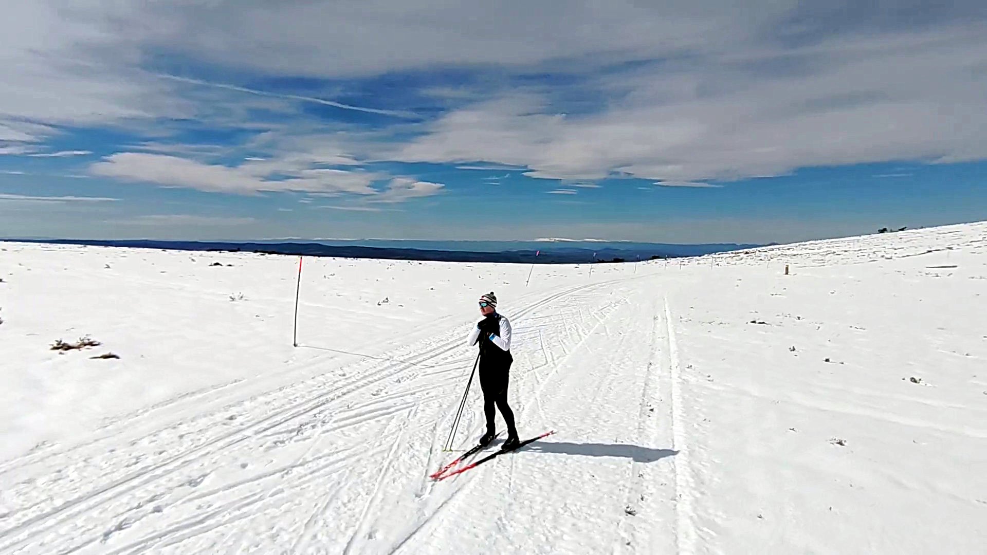 Col de la loge cross country skiing