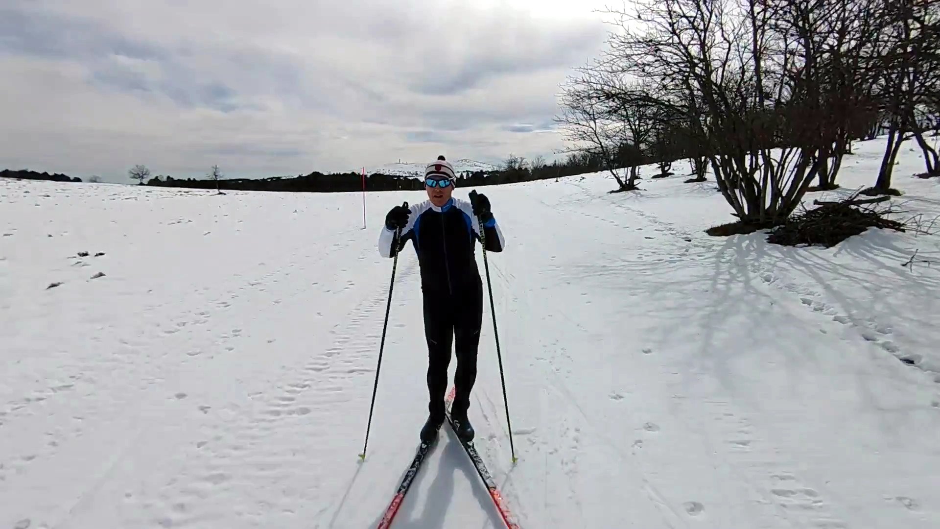 Col de la loge cross country skiing